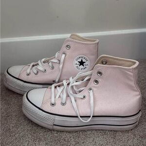 Converse Women's Light Pink High-Top Sneakers